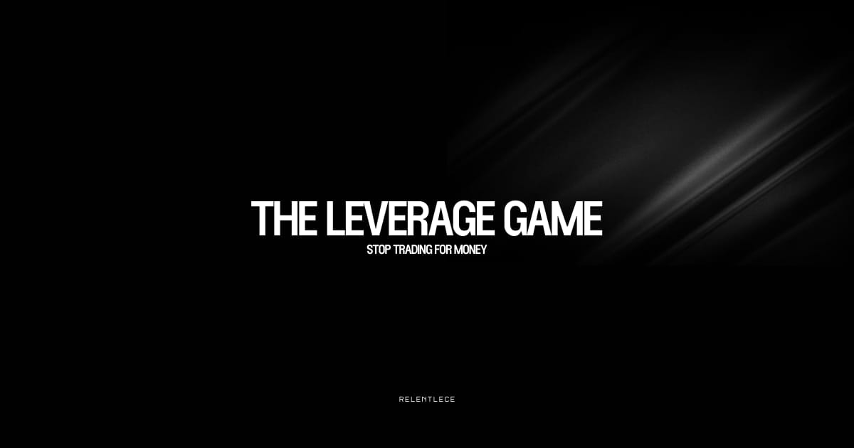 Stop trading time for money