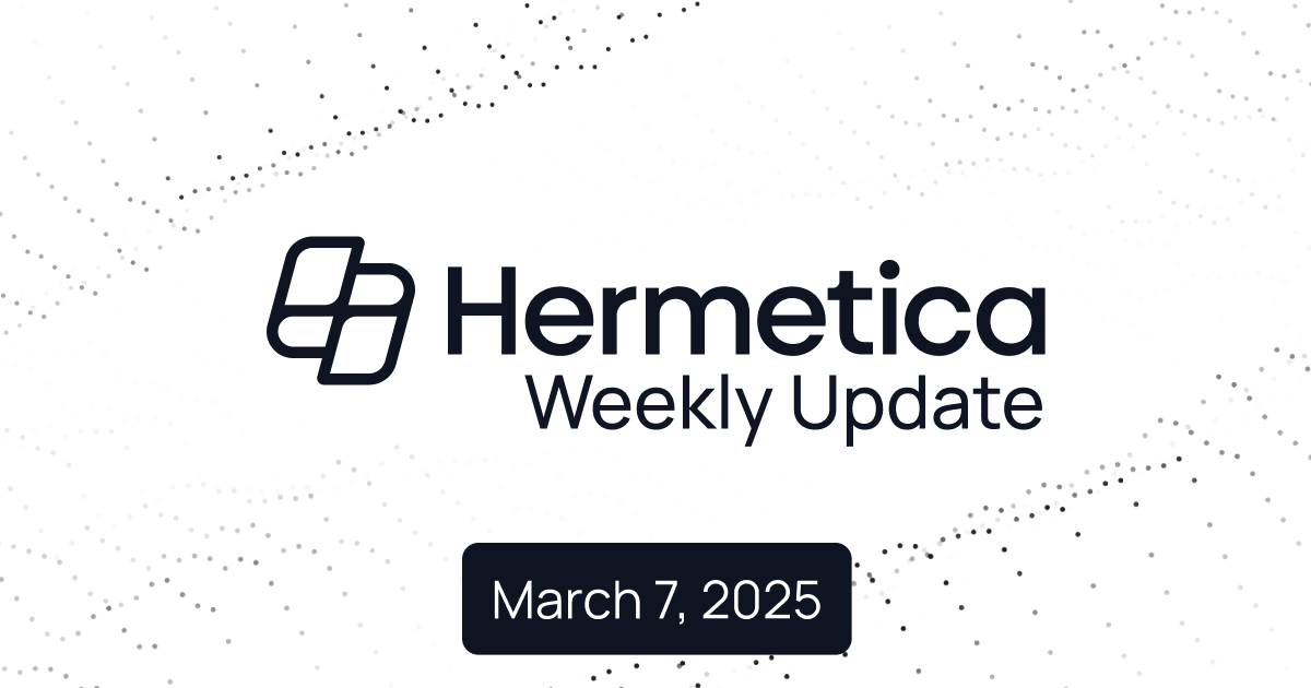 Weekly Update - March 7, 2025