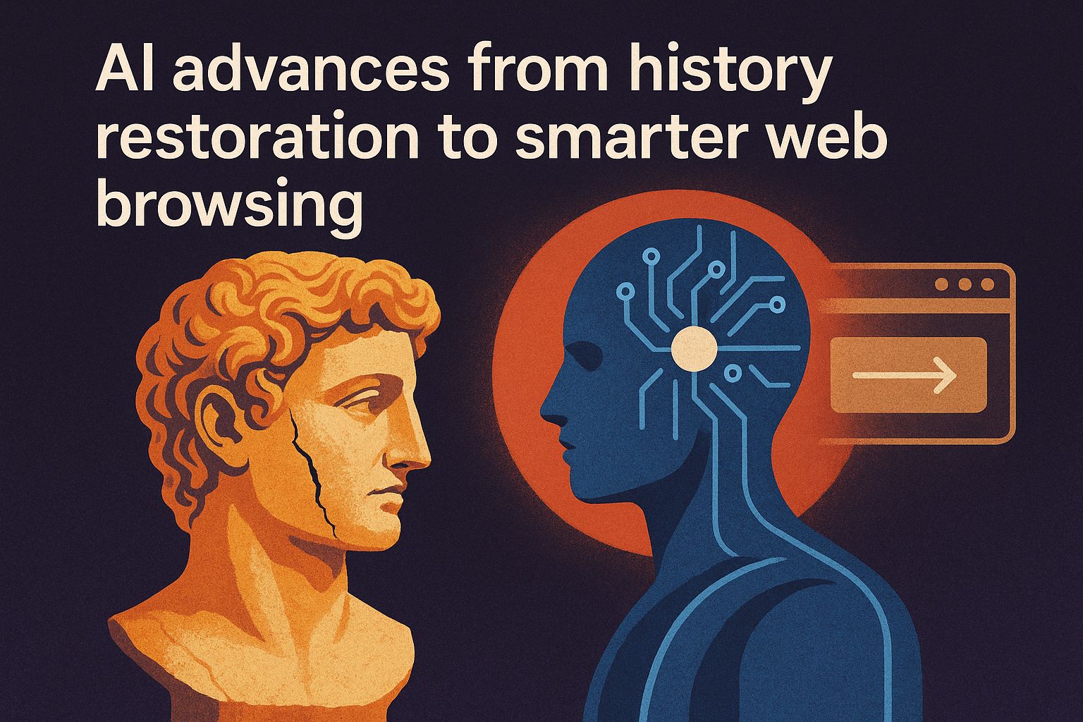 AI advances from history restoration to smarter web browsing 🤖