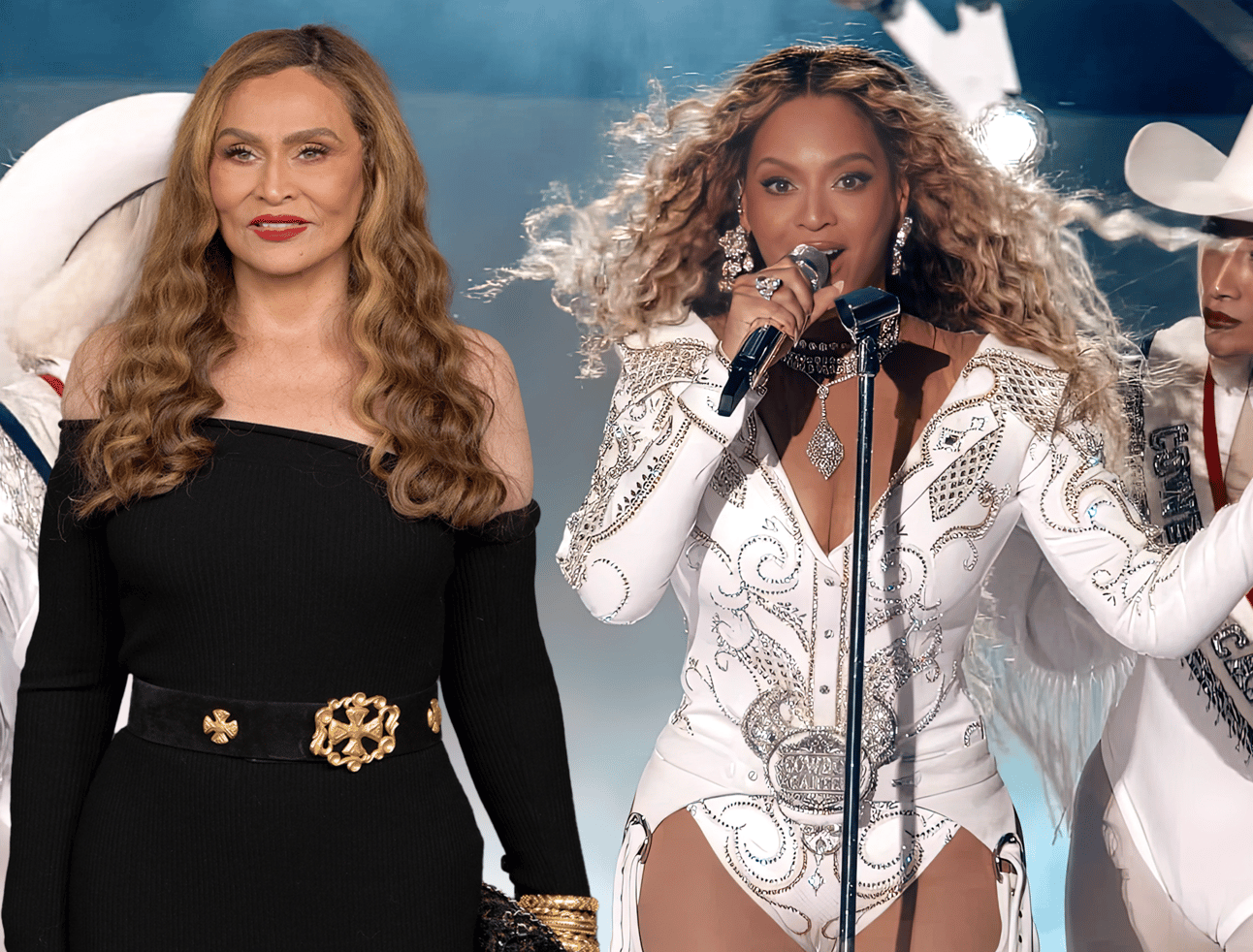 Tina Knowles Speaks Out Against Critics of Beyoncé’s Christmas Halftime Show