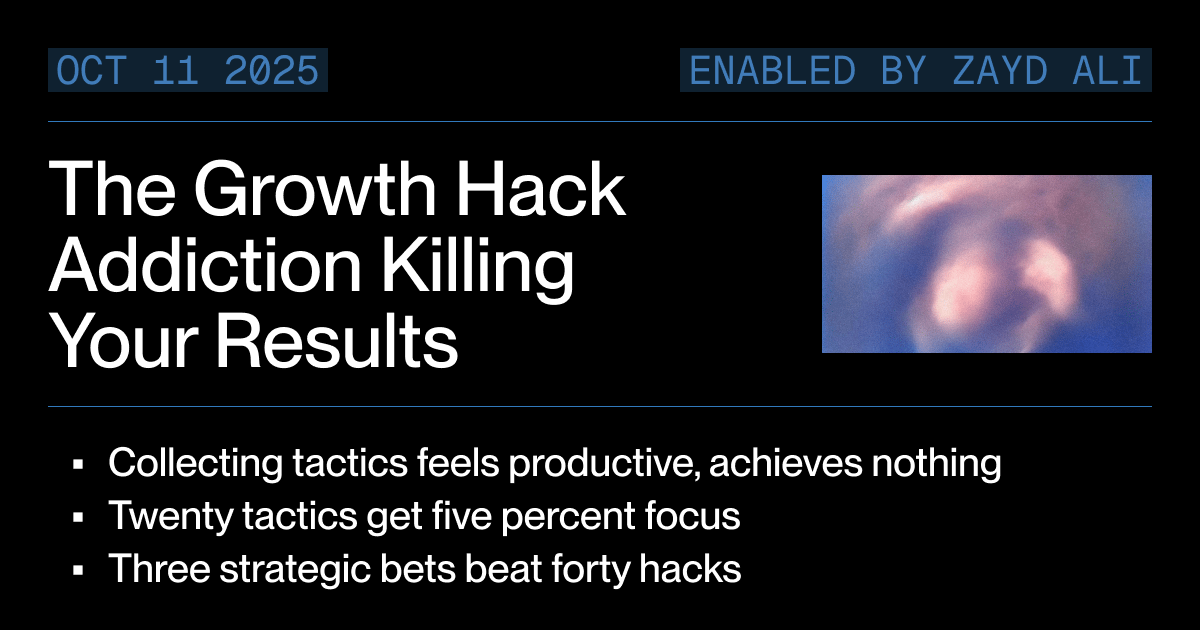 The Growth Hack Addiction Killing Your Results