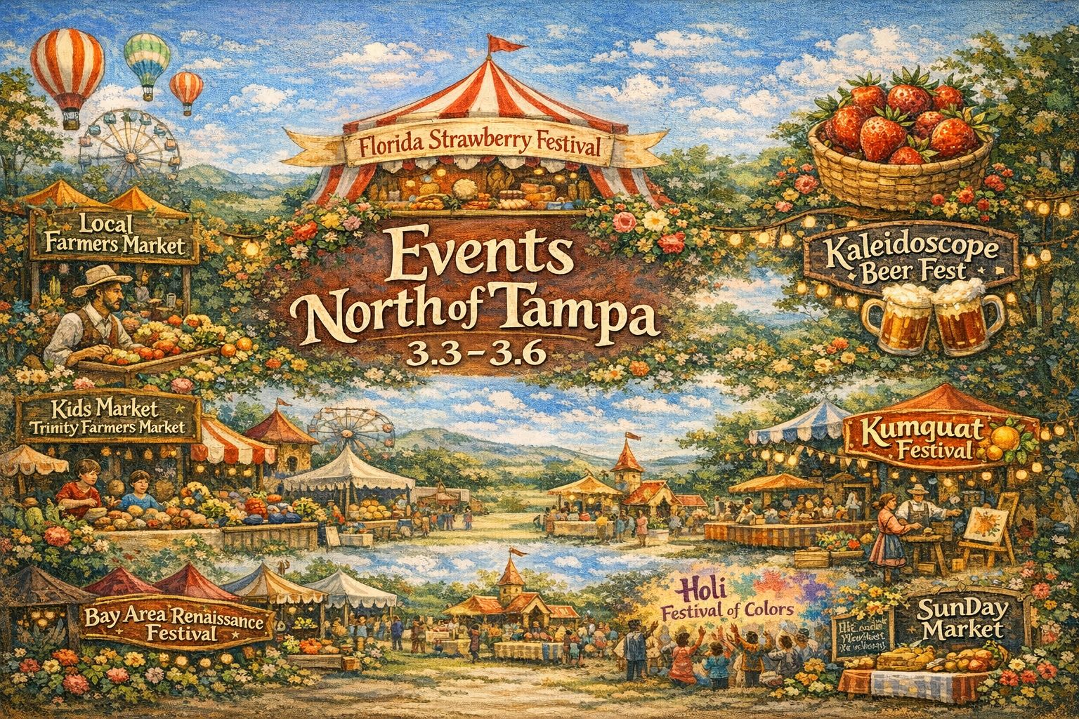 🎉 North Tampa Buzz Events 3.3.26 - 3.6.26