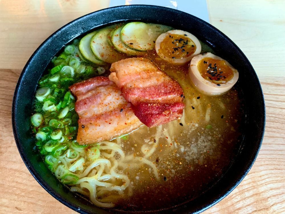 Intriguing items abound at ramen restaurant Paper Tiger