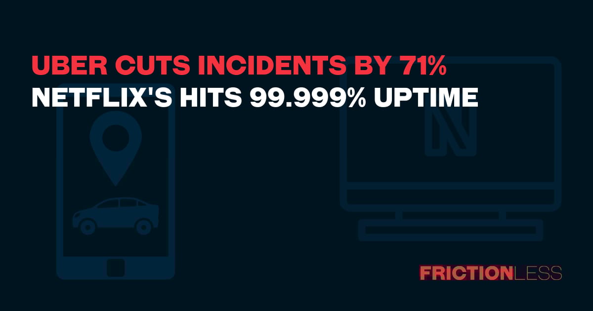 Uber Cuts Incidents by 71%, Netflix's Hits 99.999% Uptime