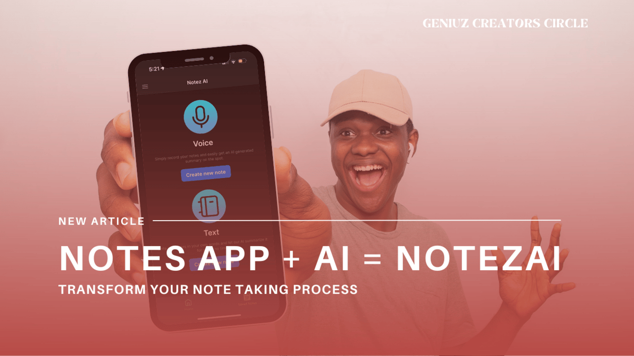 Notes App + AI = NOTEZAI 