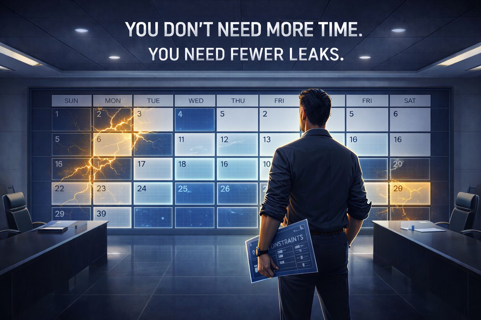 You Don’t Need More Time. You Need Fewer Leaks.