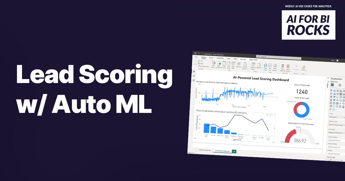 Lead Scoring With Auto ML
