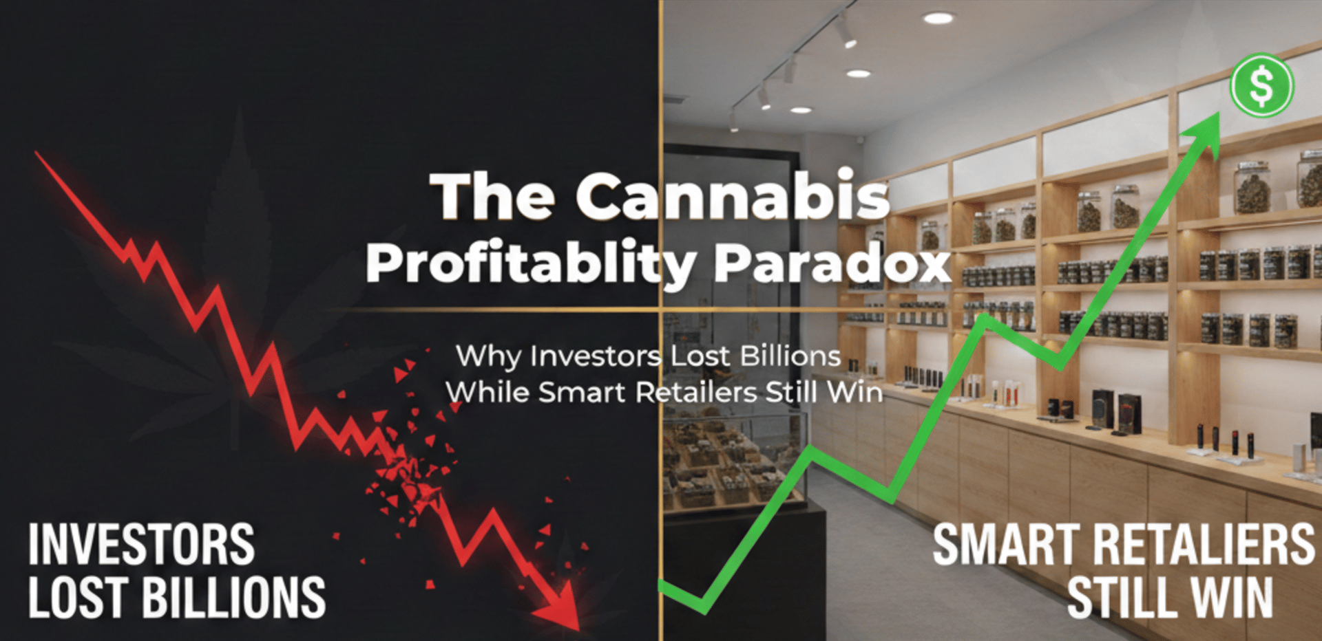 The Cannabis Profitability Paradox: Why Investors Lost Billions While Smart Retailers Still Win