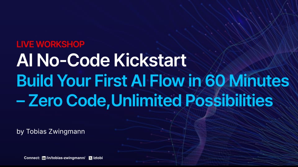 The AI No-Code Kickstart