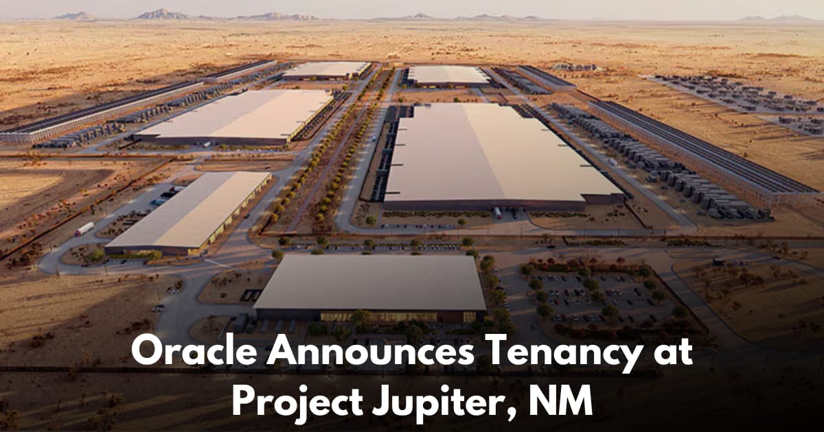 Project Jupiter: Oracle Anchors a Massive AI Data Center Campus in New Mexico