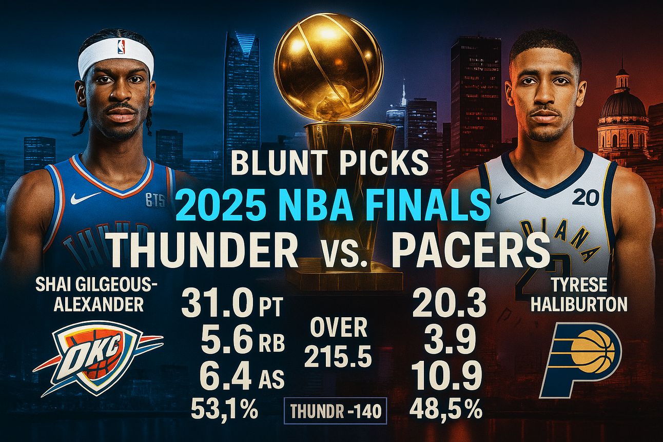 đ 2025 NBA Finals: Oklahoma City Thunder vs. Indiana Pacers