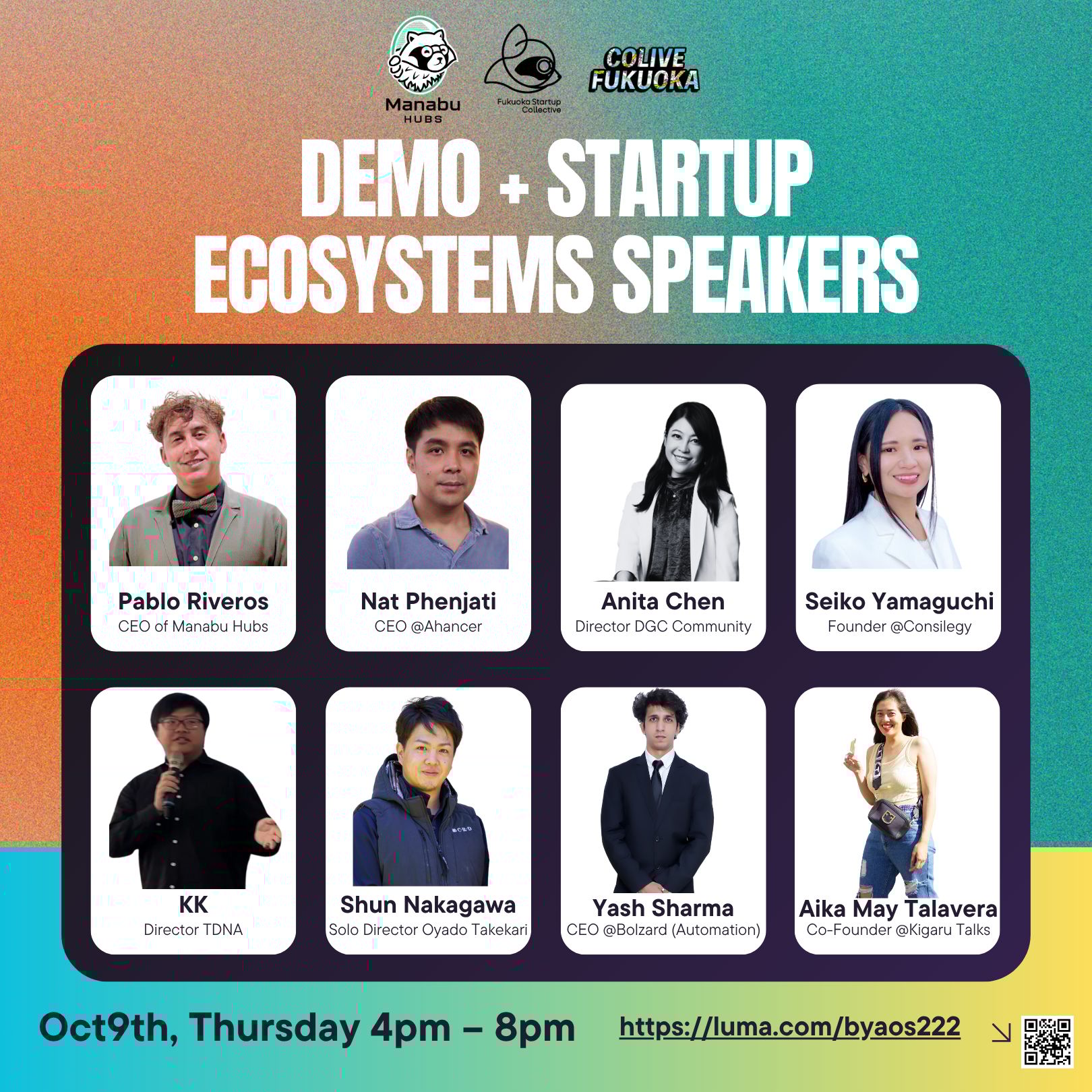 🌐 Final Call 12hrs! Big Things Are Happening at Manabu Hubs – October 8 & 9!