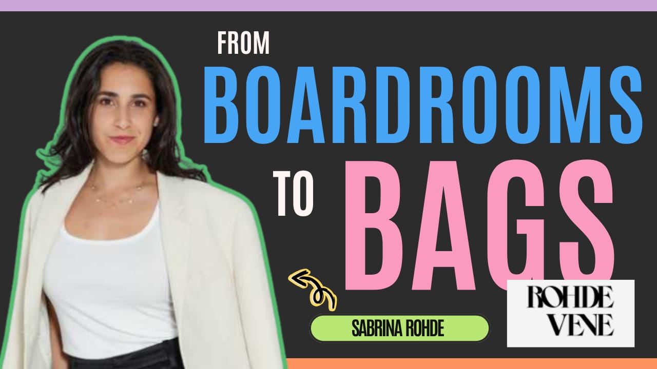 She Bet on Herself: How Sabrina Rohde Left a Prestigious Career to Build Rohde Vene