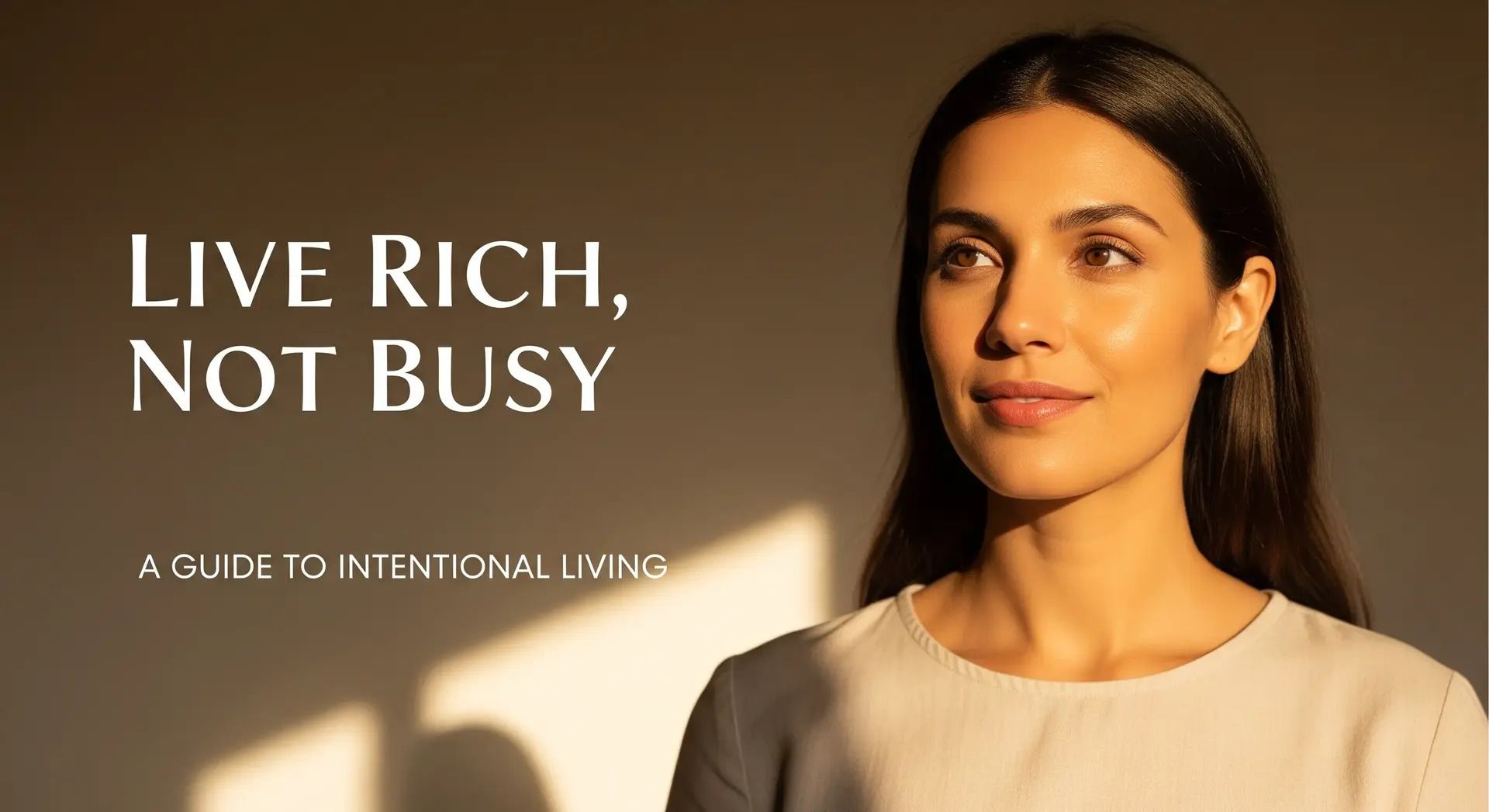 Live Rich, Not Busy