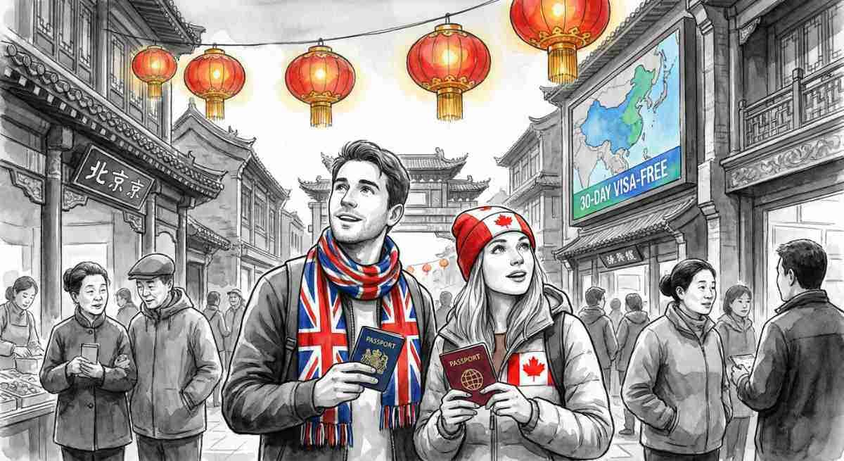 BEIJING DROPS BARRIERS: UK AND CANADA SECURE 30-DAY VISA-FREE ENTRY