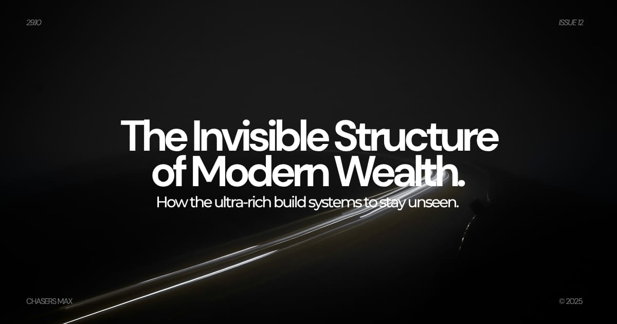The Invisible Structure of Modern Wealth