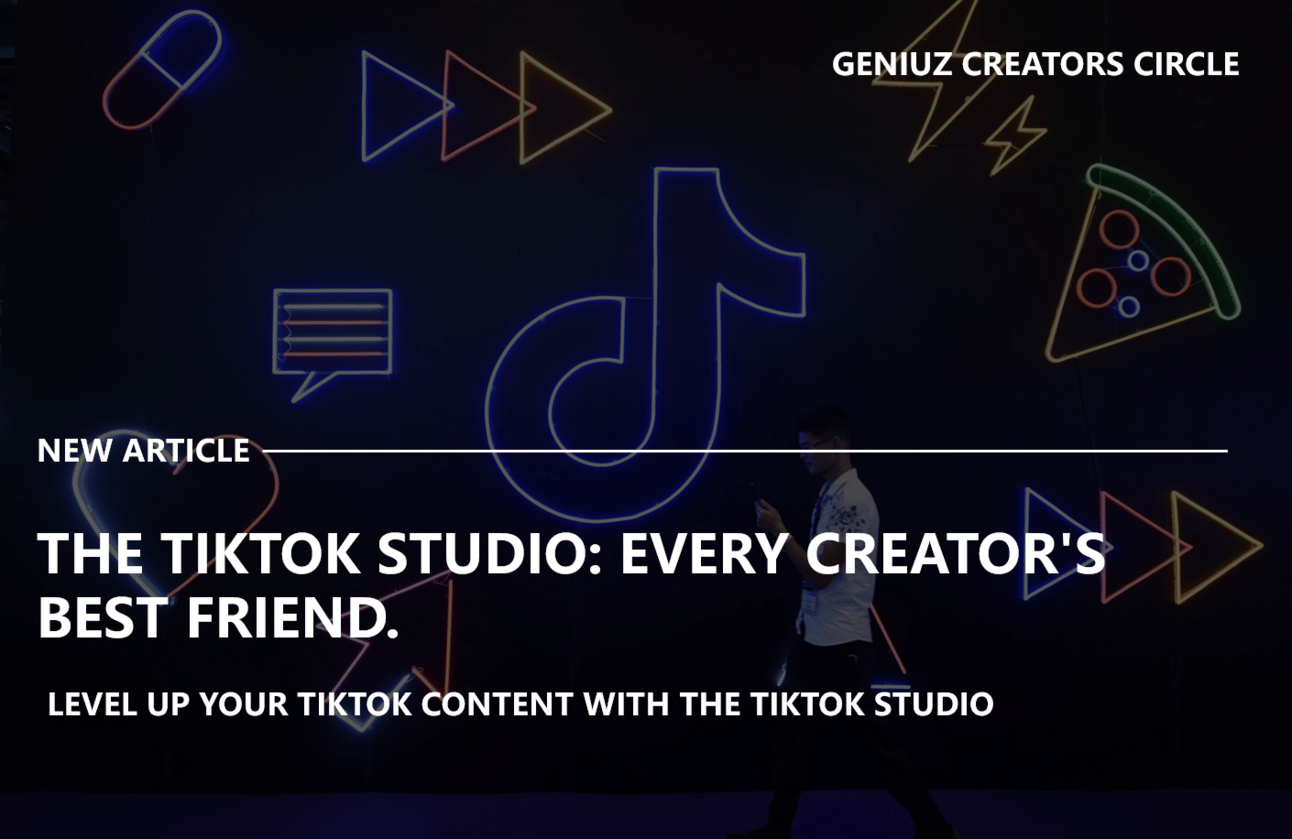 The TikTok Studio: Every Creator's Best Friend. 