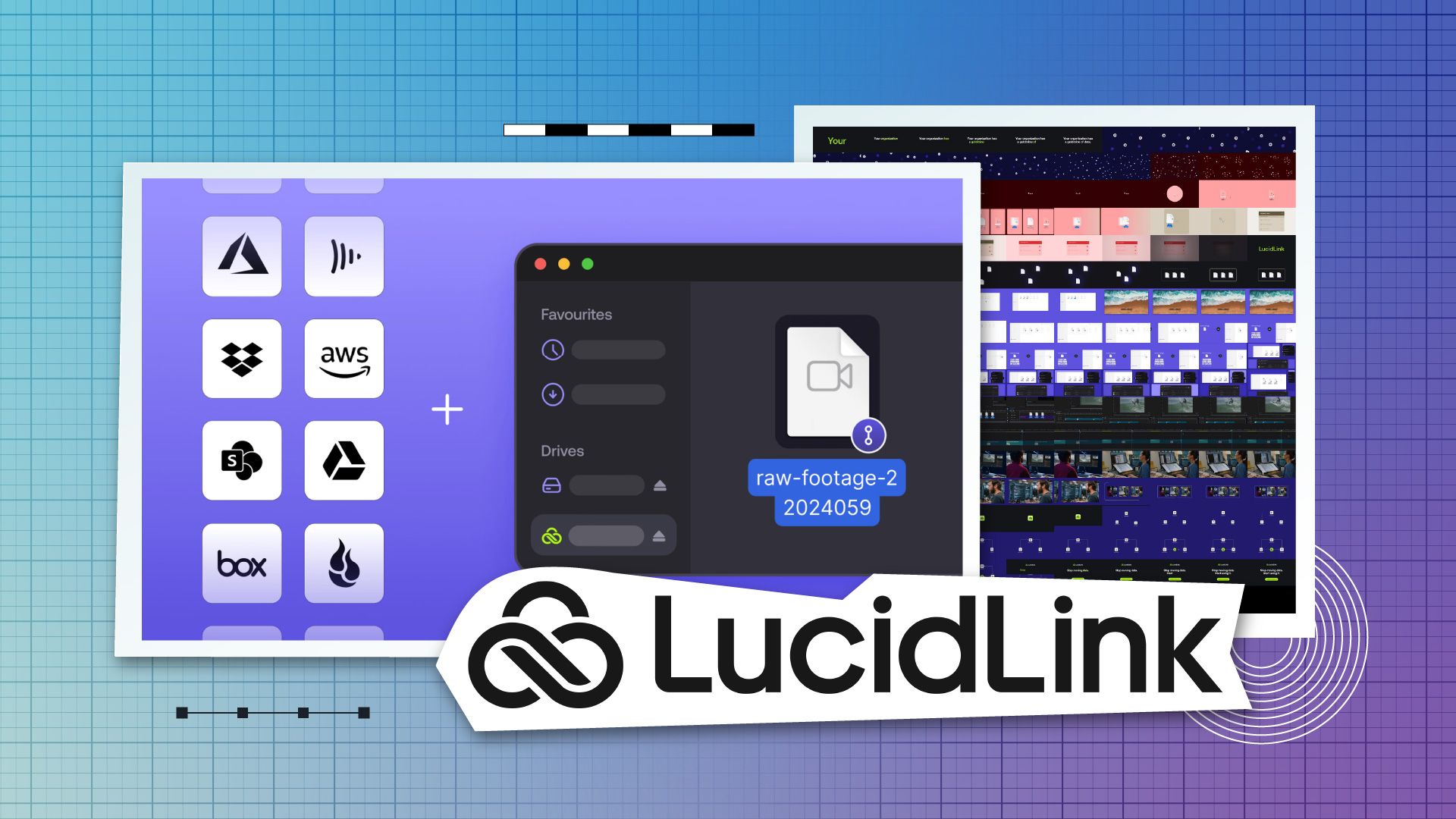 LucidLink's Connect Streams Files From Frame.io, Google Drive, and Dropbox Into a Single Unified Filespace