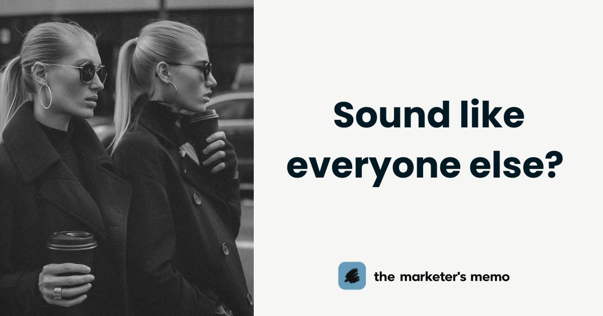 📎You Sound Like Everyone Else