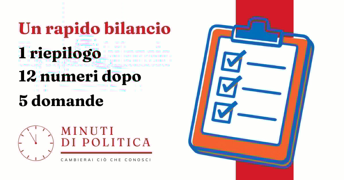 #Un rapido bilancio - Minuti di Politica