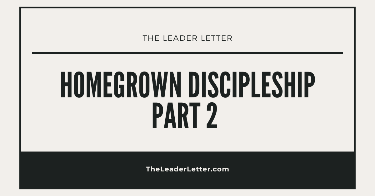 Homegrown Discipleship