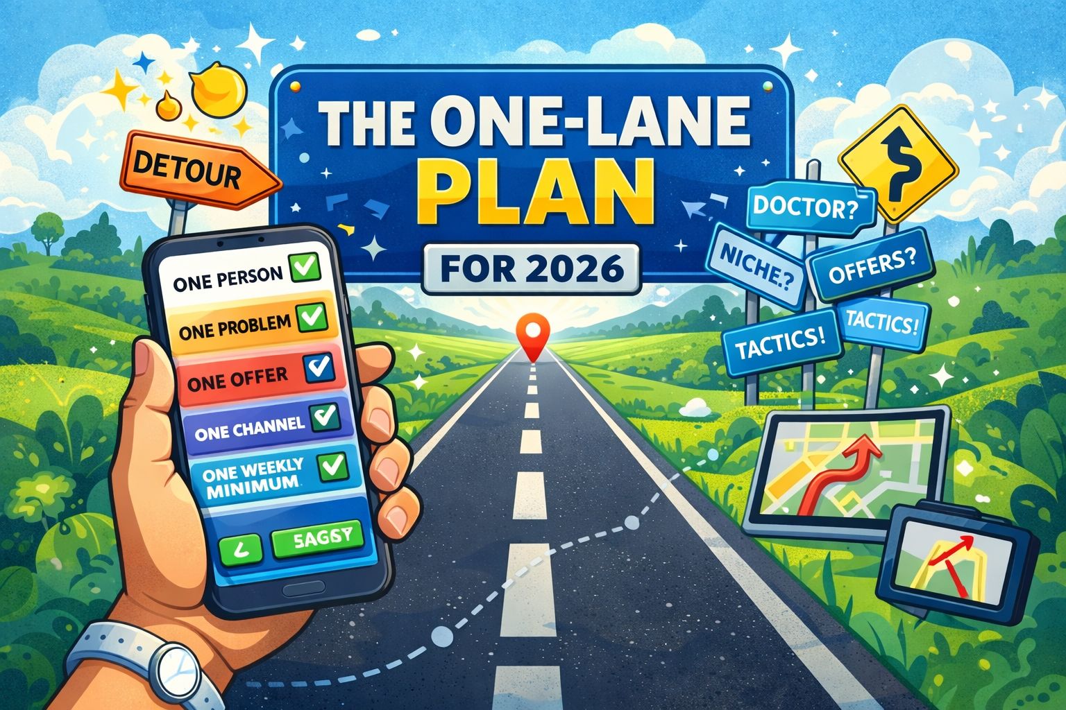 The One-Lane 2026 Plan: Stop Swerving