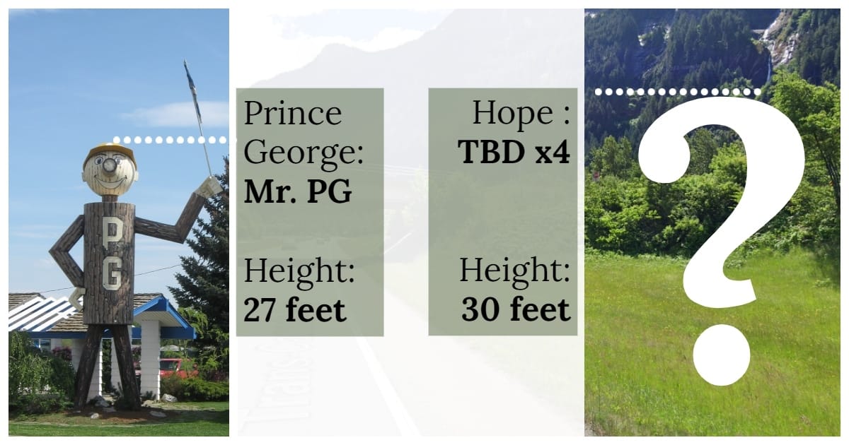 Four 30-foot-tall signs to welcome people to Hope