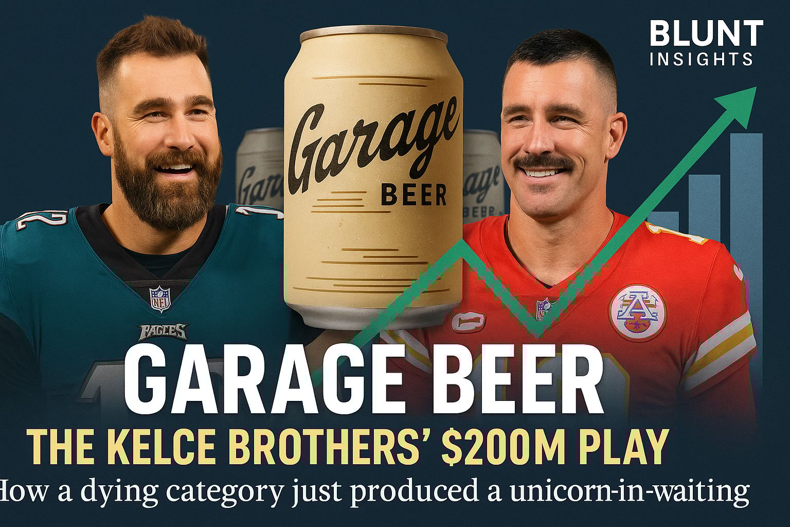 The Kelce Brothers Just Built a $200M Beer Empire in a Dying Category