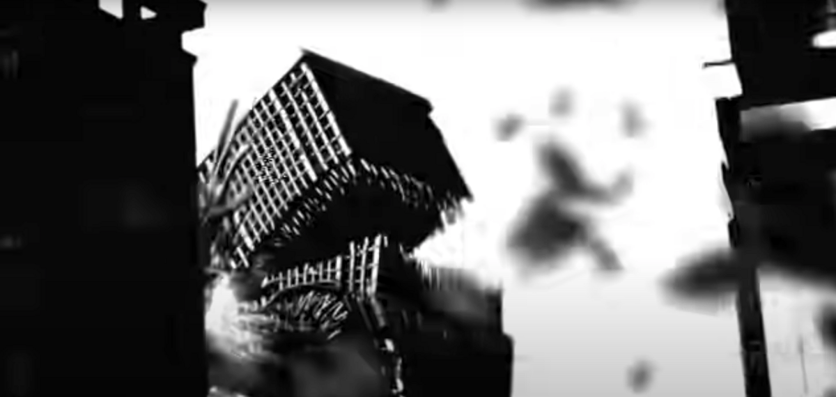 Just bodies through the teeth of the combine.