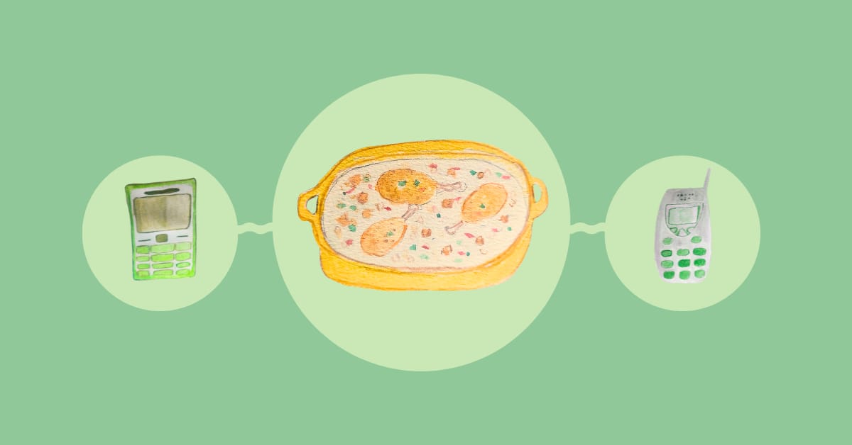 Chicken so good I texted my dad 