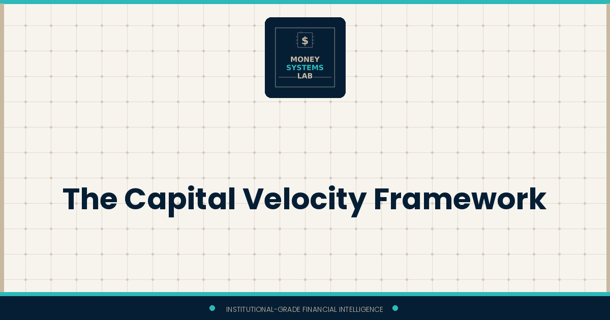 The Capital Velocity Framework