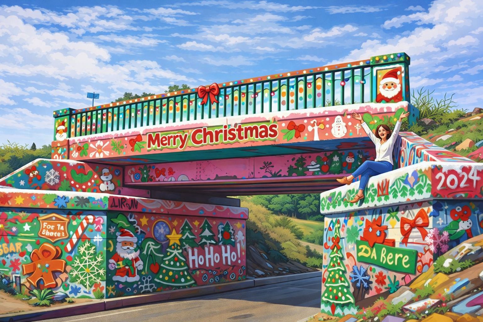 Family, friends, and fruitcake?