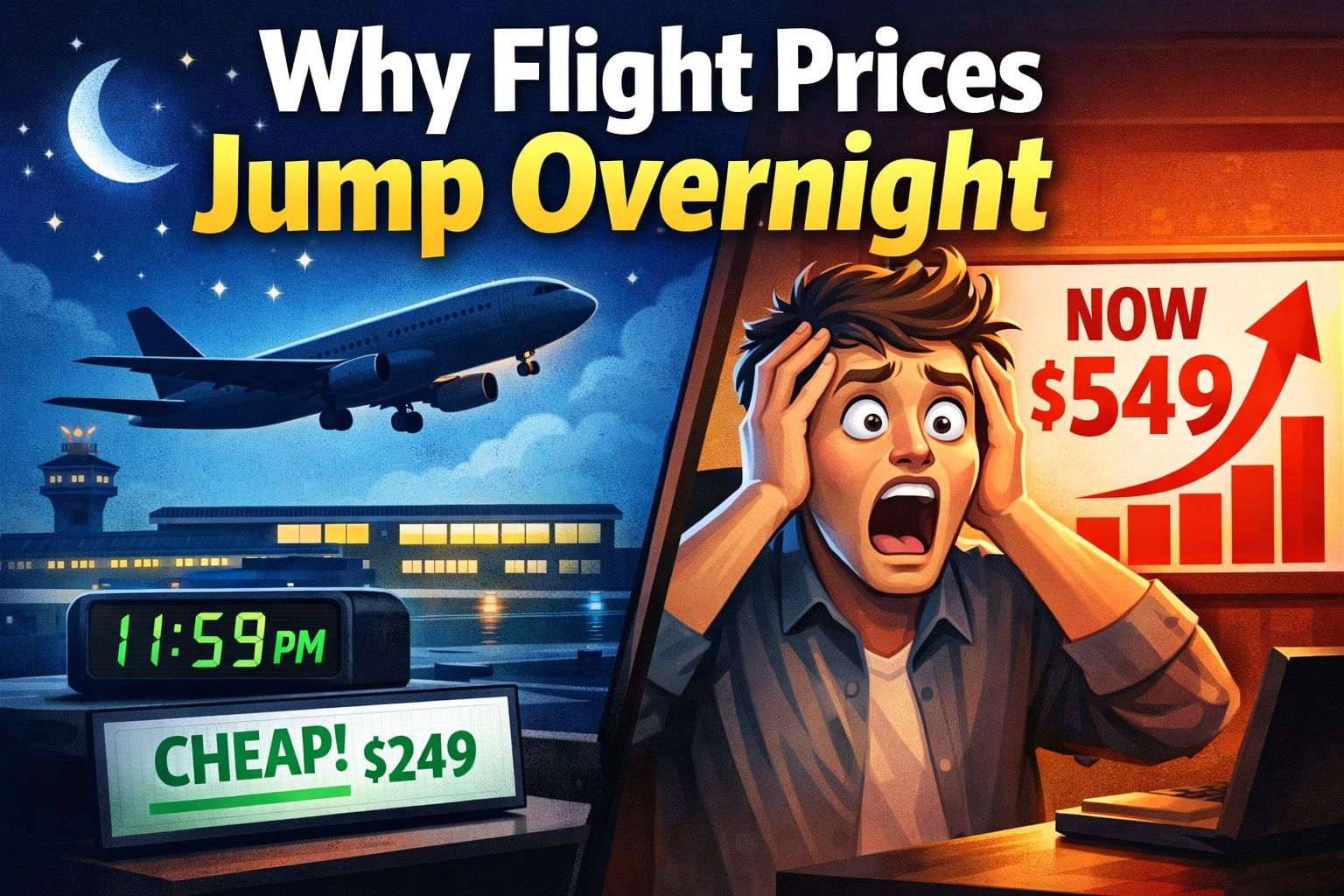 Why Flight Prices Jump Overnight Without Any Warning