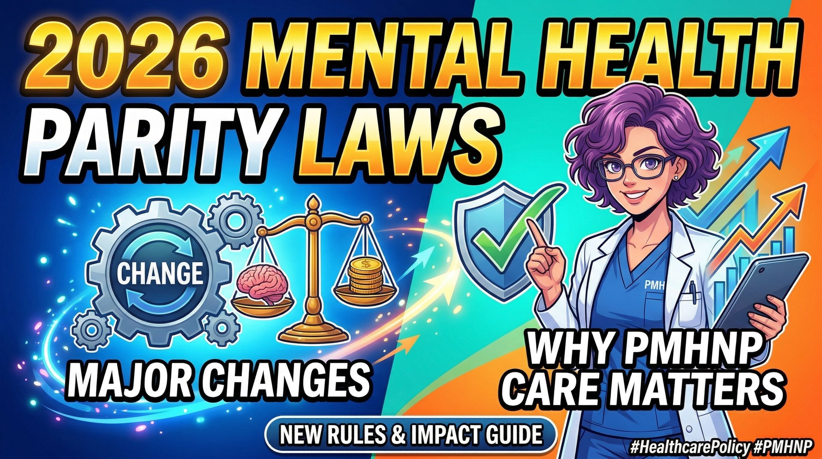 Mental health parity laws 2026 — what changed and why it matters for PMHNPs