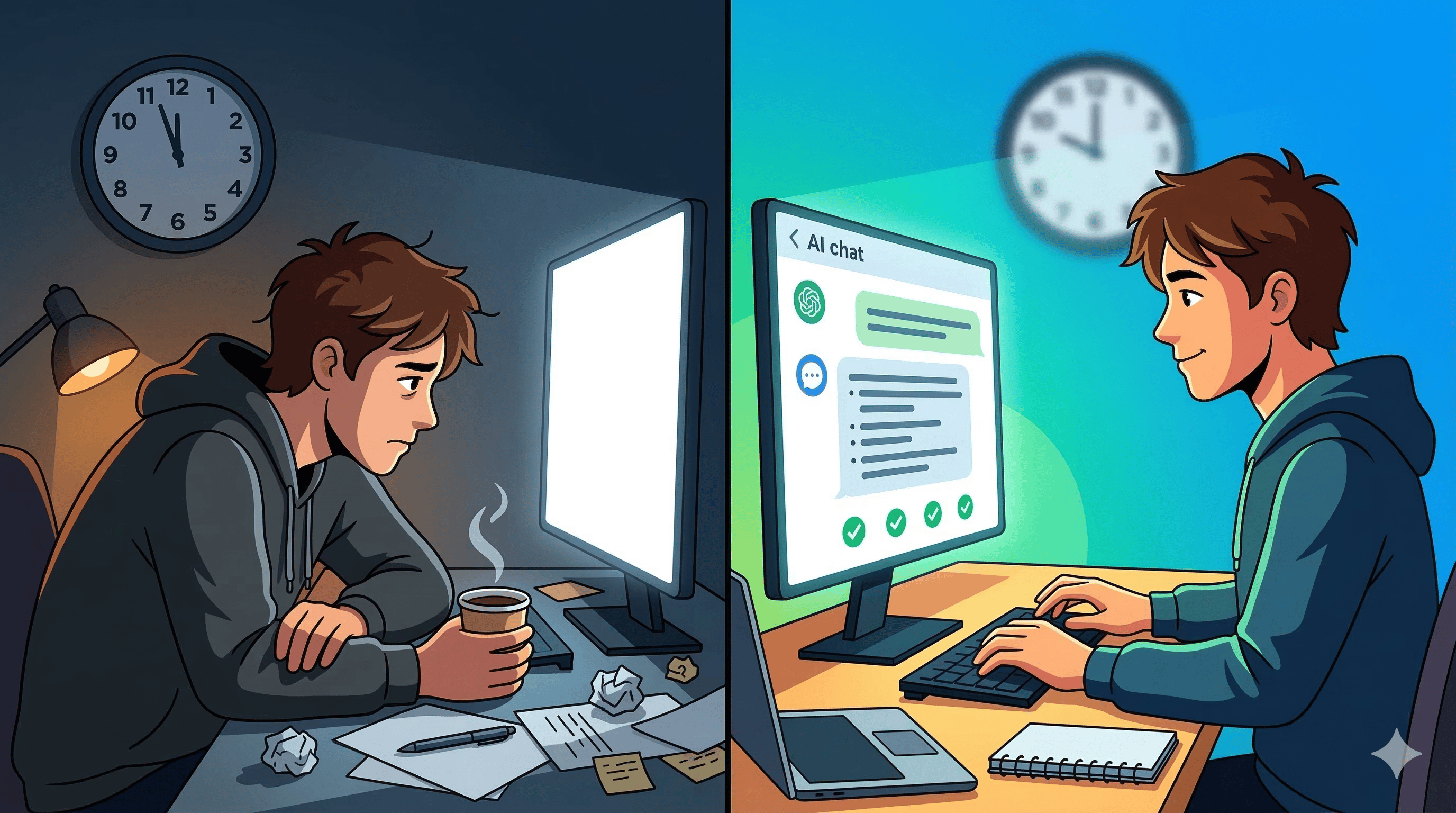 Die weiße Seite ist dein größter Feind – und KI schlägt sie