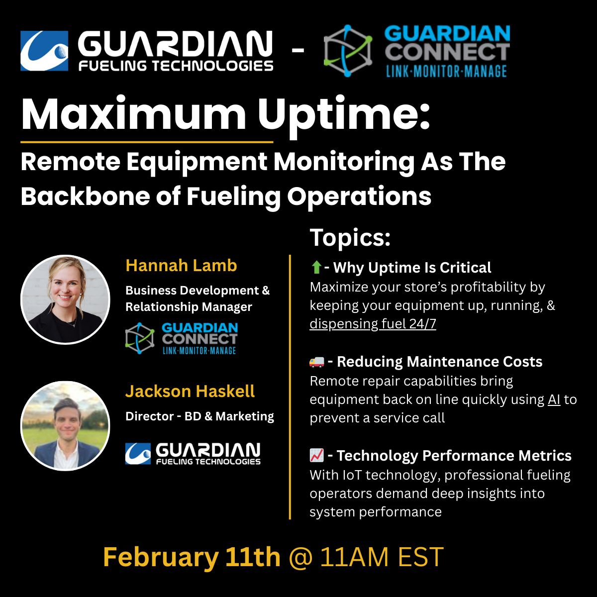 Webinar: Maximum Uptime, Remote Equipment Monitoring & Repair