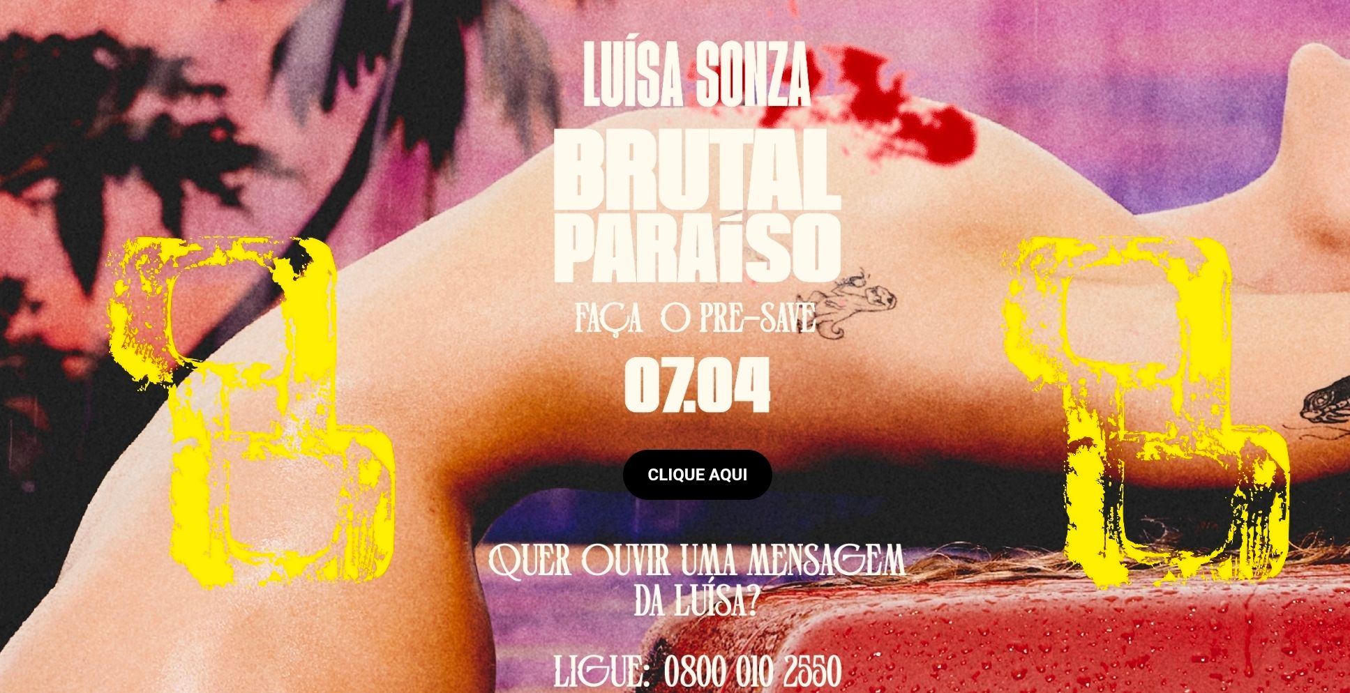 Luísa Sonza cria telefone exclusivo para divulgar novo álbum Brutal Paraíso