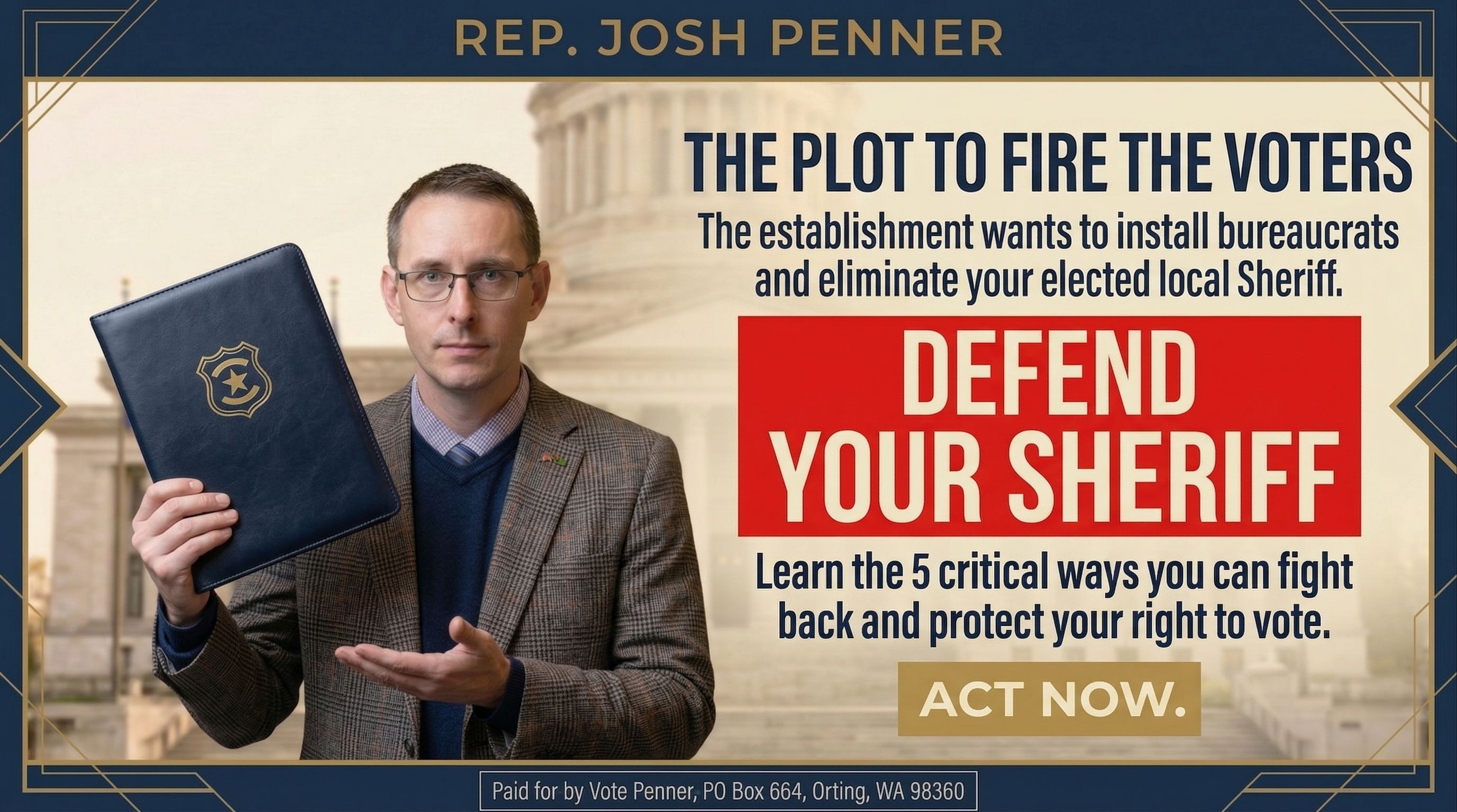 The Plot to Fire the Voters: 5 ways to Defend Your Sheriff Today