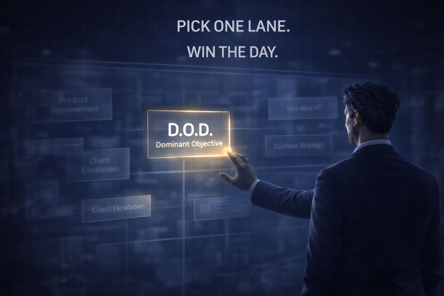 Pick One Lane. Win the Day.