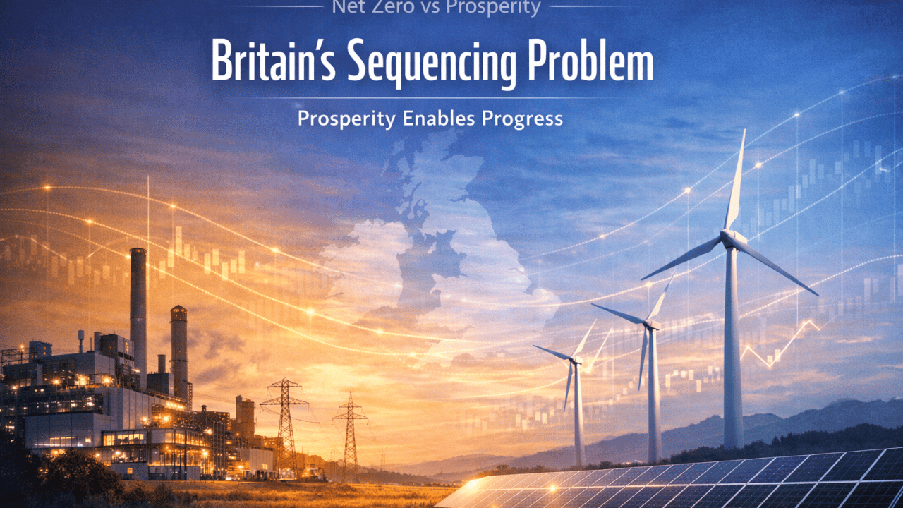 Net Zero vs Prosperity: Britain’s Sequencing Problem