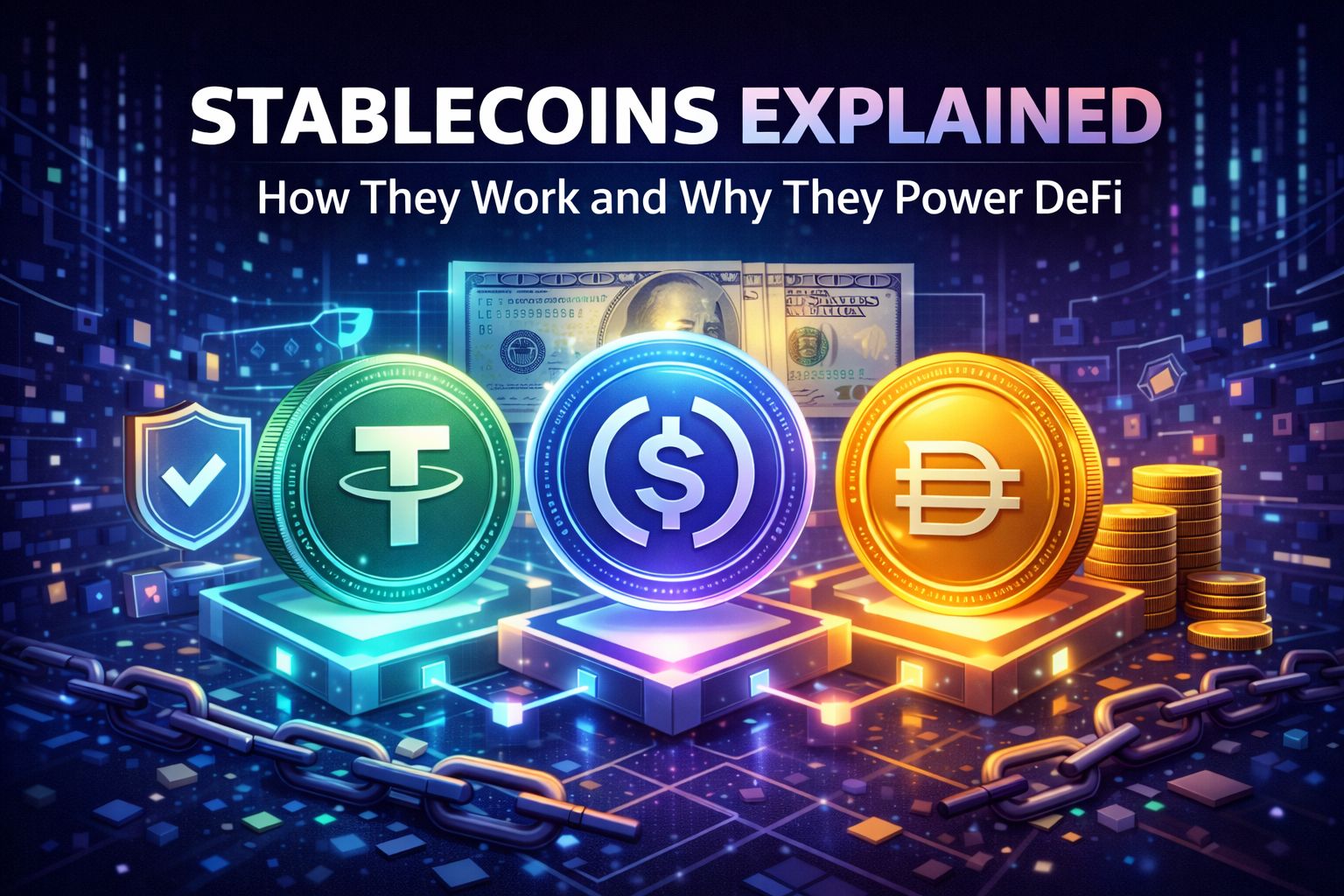 Stablecoins Explained: How They Work and Why They Power DeFi