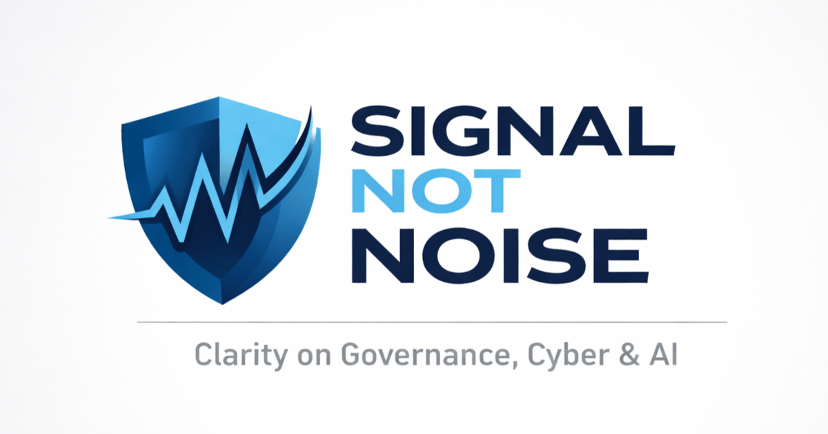 Welcome to Signal Not Noise — and to my first newsletter post.
