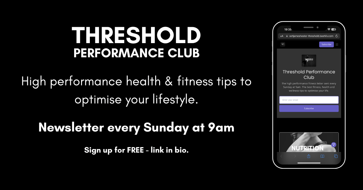 Threshold Performance Club | The fitness newsletter