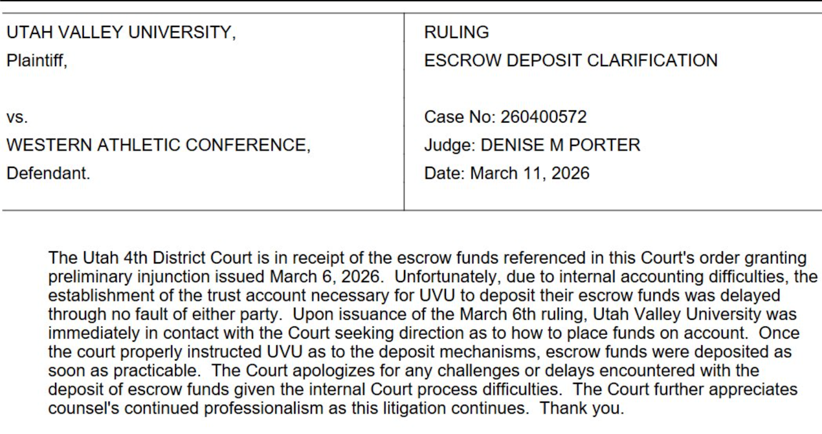 The Fine Print and the Final Days: What the WAC–Utah Valley Lawsuit Teaches Us About Realignment