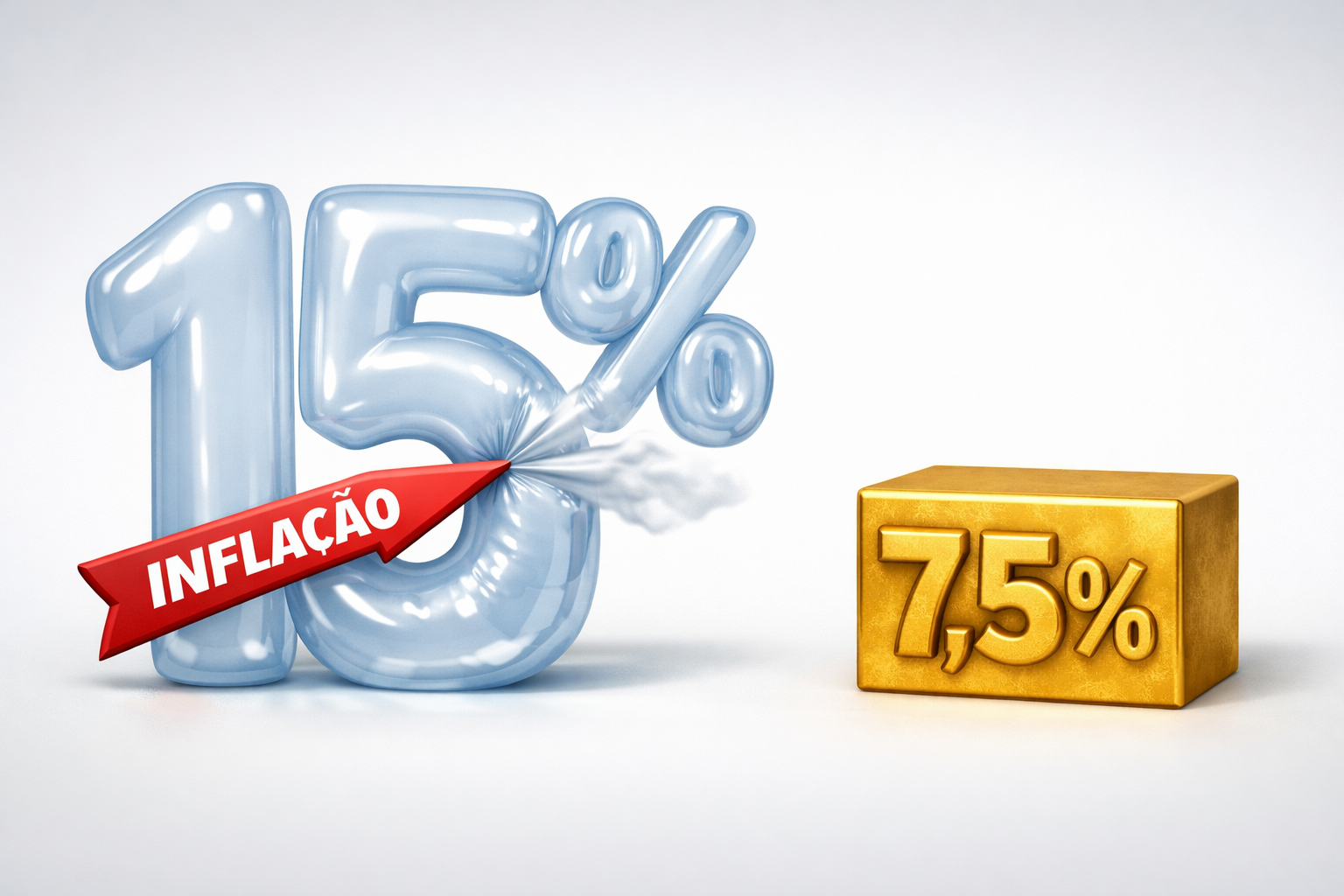 🧐 Por que 7,5% é maior que 15%?