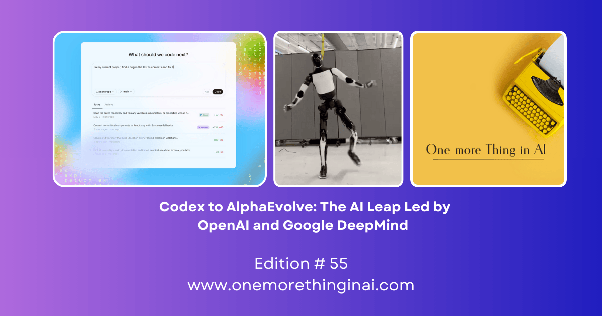 Codex to AlphaEvolve: The AI Leap Led by OpenAI and Google DeepMind