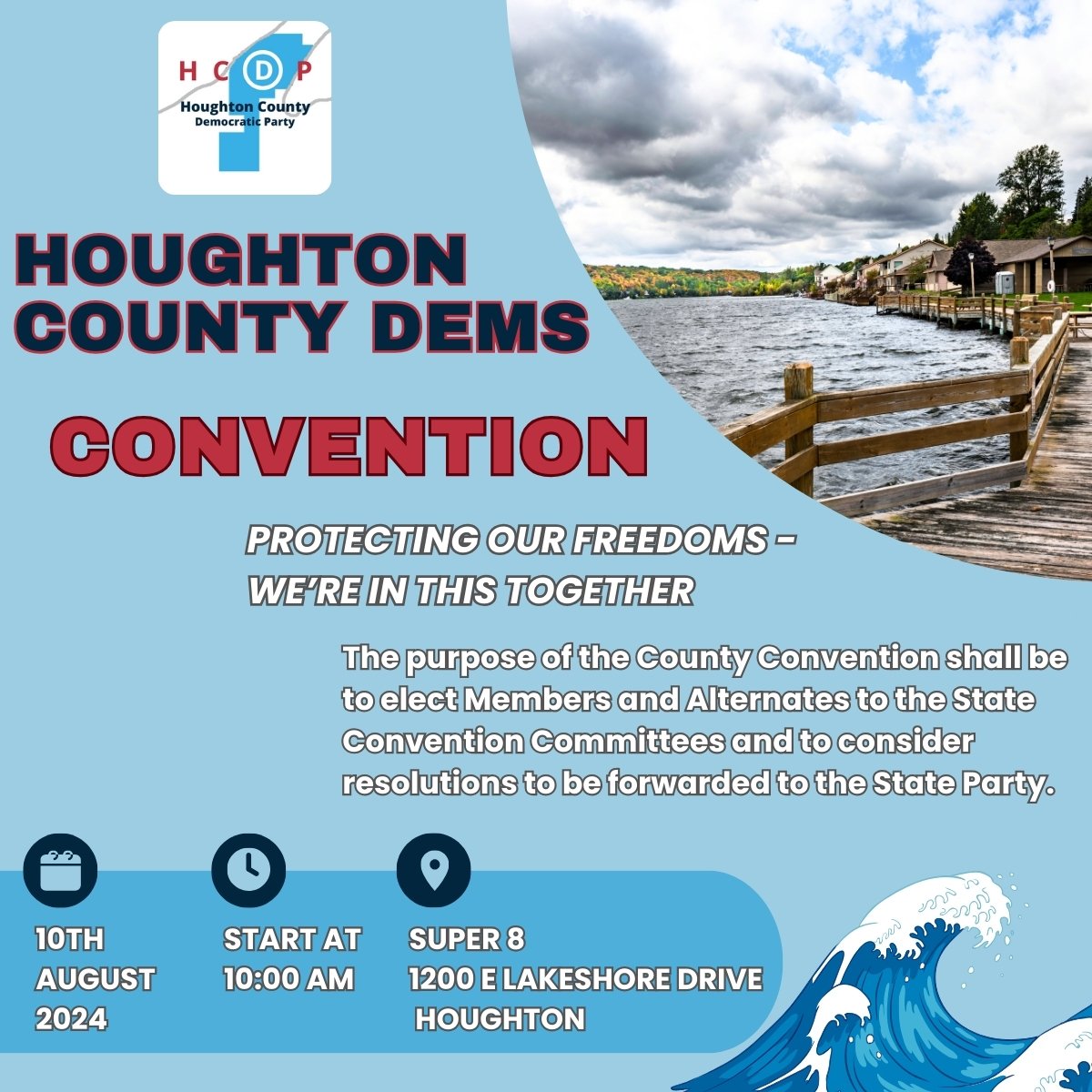 Call to County Convention - Saturday, August 10 @ 10 AM 