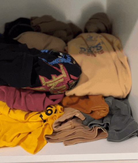 Cansei das minhas roupas e do caos do meu guarda-roupa 