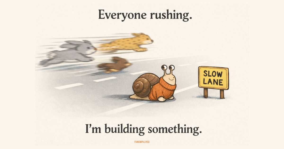 Working Slower on Purpose