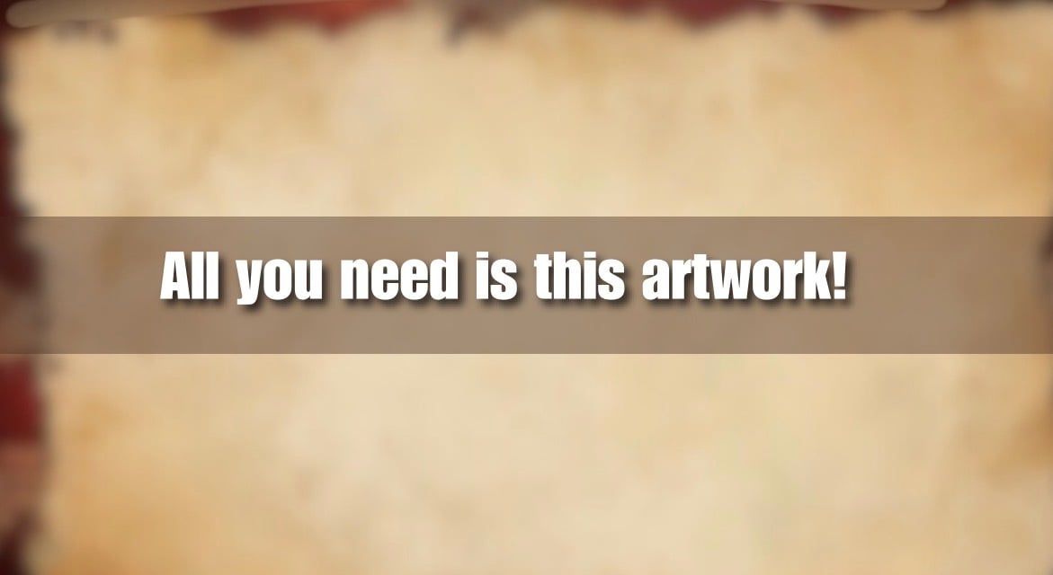 All you need is this artwork!